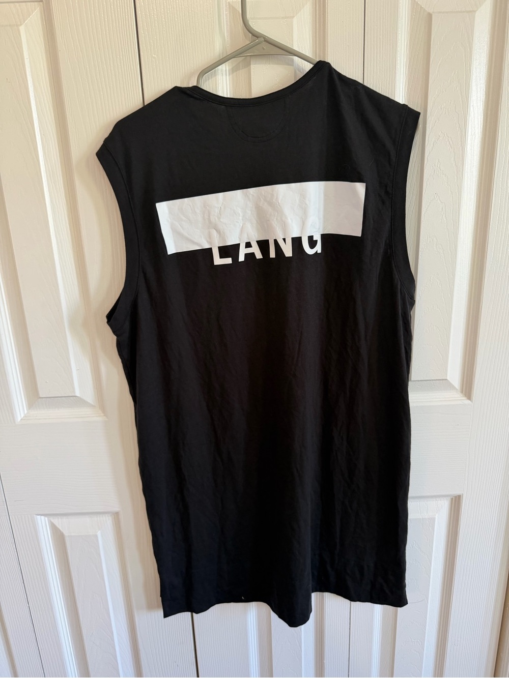 Helmut Lang Logo Tank Size Large New with Tags - Picture 3 of 4